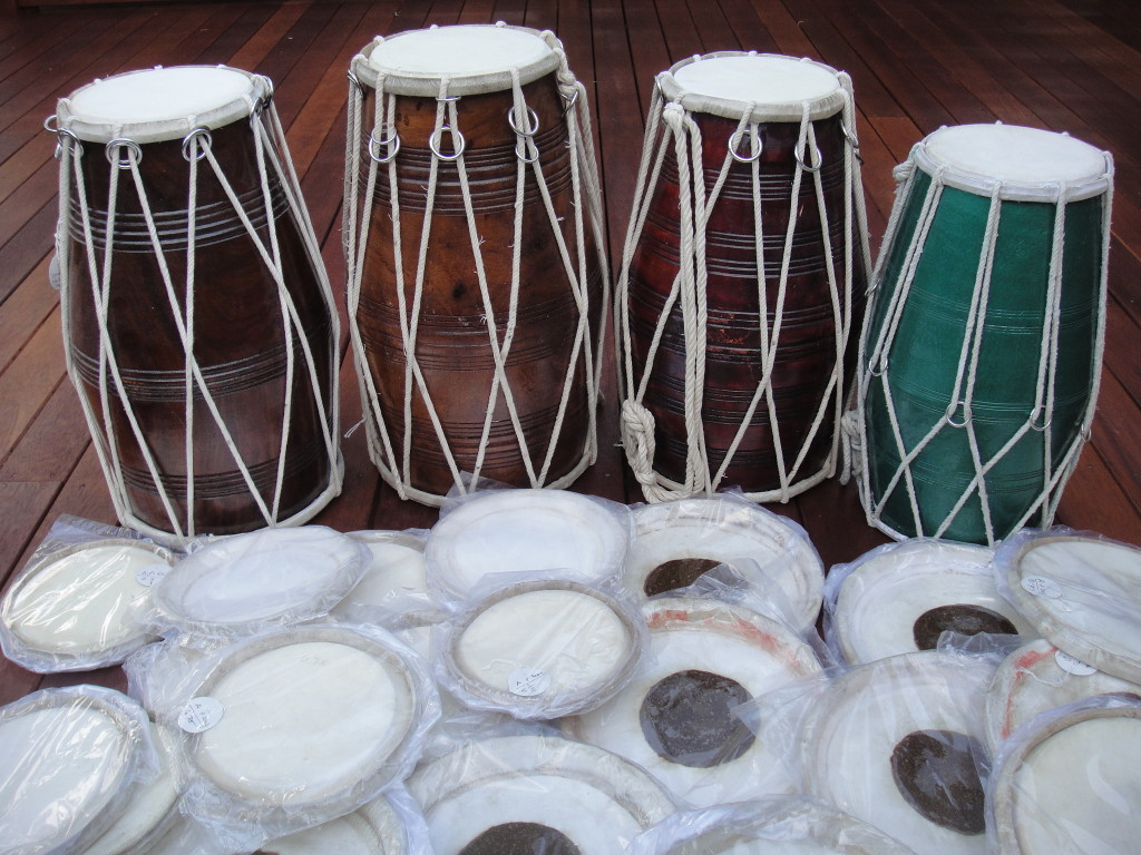 Dholaks and skins